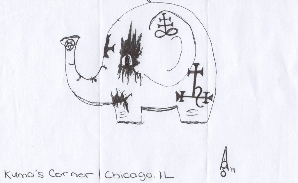 Elephant drawing